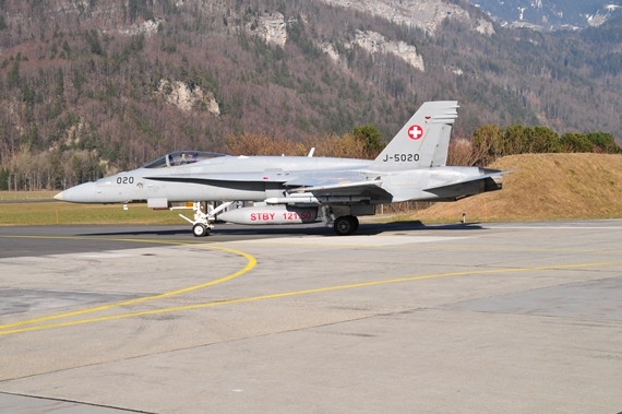 07 F-18 Schweizer LUftwaaffe Meiringen Foto Andy Herzog