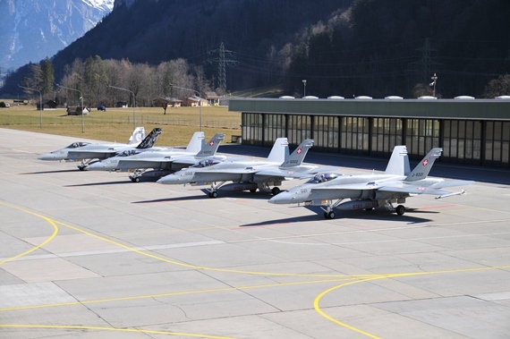 35 F-18 Schweizer LUftwaffe Meiringen Foto Andy Herzog