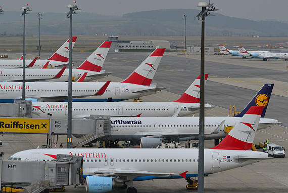 AUA Austrian Airlines Lufthansa Symbolbild Sujetbild Foto PA Austrian Wings Media Crew