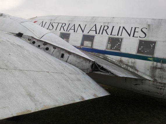 Durch Sturm beschädigte Vickers Viking_4 Anton Wildberger