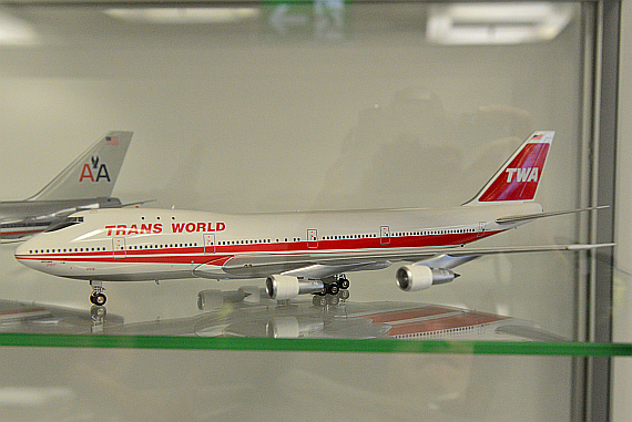 Modell Boeing 747-100 TWA Foto PA Austrian Wings Media Crew