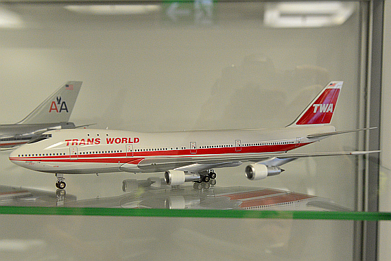 Modell Boeing 747-100 TWA Foto PA Austrian Wings Media Crew Modell Boeing 747-100 TWA Foto PA Austrian Wings Media Crew
