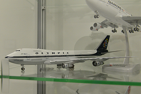 Modell Olympic Boeing 747 Foto PA Austrian Wings Media Crew Modell Olympic Boeing 747 Foto PA Austrian Wings Media Crew