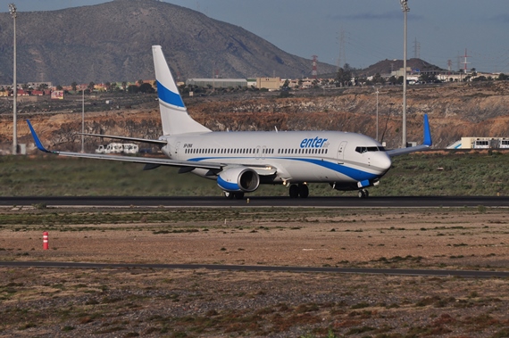 Teneriffa Boeing 737 Winglets Enter Air 36. by Andy Herzog