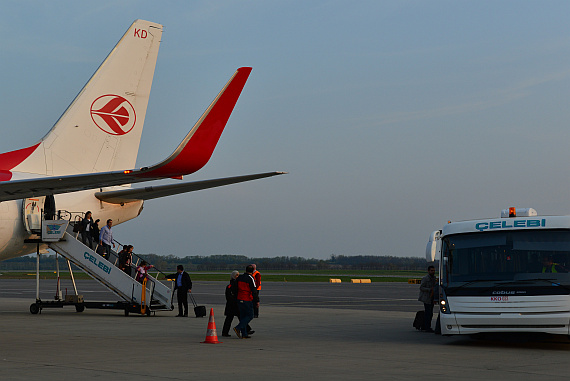 Celebi Symbolbild Air Algerie Erstlandung Passagiere Foto PA Austrian Wings Media Crew