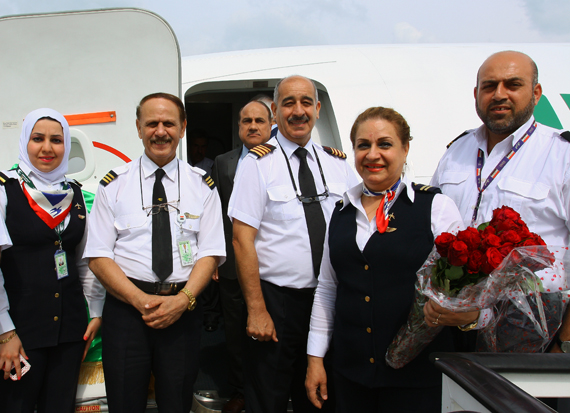 Iraqi Airways Boeing 737-800 Erstlandung_2 Foto CZ / Austrian Wings Media Crew