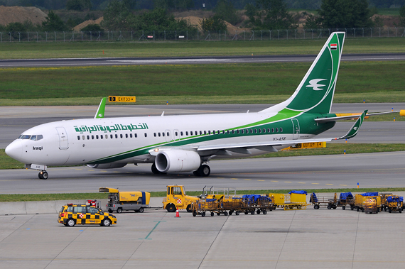 Iraqi Airways Boeing 737-800 beim Rollen zum Start - Foto: Austrian Wings Media Crew Iraqi Airways Boeing 737-800 beim Rollen zum Start - Foto: Austrian Wings Media Crew