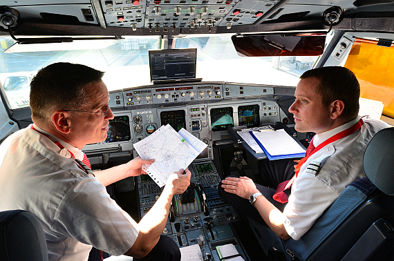 Gute Kommunikation zwischen den Piloten ist das A und O für einen sicheren Flugbetrieb