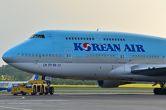 Korean Air 747 Closeup Foto PA Austrian Wings Media Crew