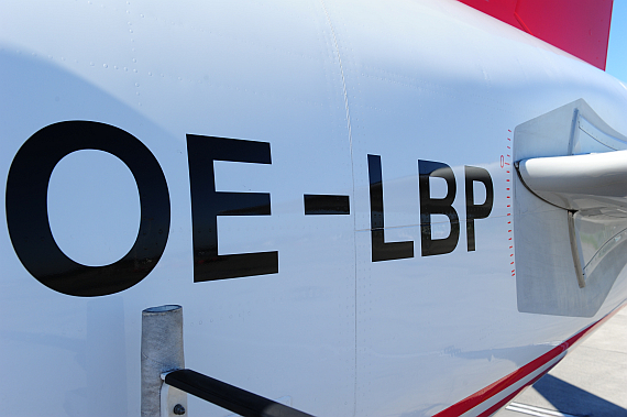 Die OE-LBP wird von den Crews auch "Bravo Papa" genannt Die OE-LBP wird von den Crews auch "Bravo Papa" genannt