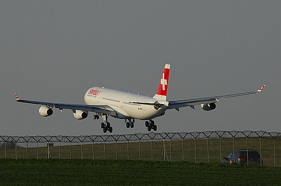 SWISS Airbus A340-300 HB-JMC_5 Foto PA Austrian Wings Media Crew