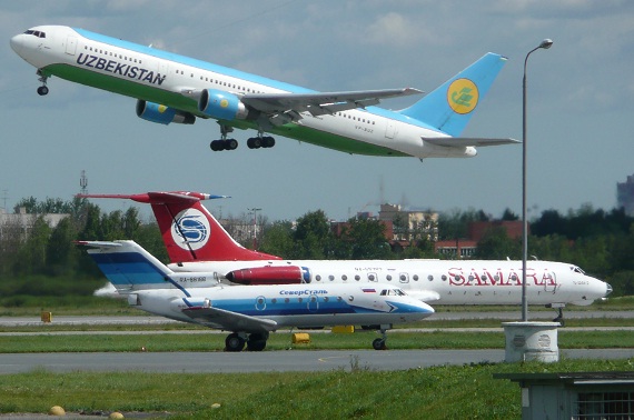 Der Unterschied in der Größe zu anderen Fliegern wird hier deutlich