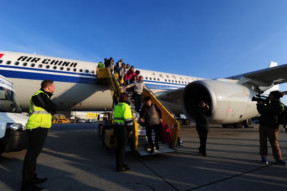 Air China Erstlandung Wien Foto PA Austrian Wings Media Crew