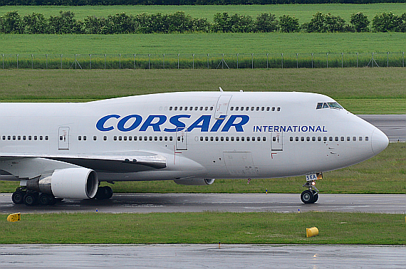 Corsair Boeing 747-400 Closeup F-HSEA_0 Foto PA Austrian Wings Media Crew