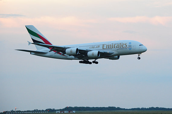 Emirates A380 Anflug 2 Foto PA Austrian Wings Media Crew