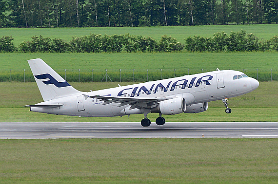 Finnair A319 beim Start in Wien, Symbolbild - Foto: Austrian Wings Media Crew