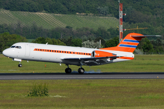 Netherlands Government - Niederländische Regierung  Fokker 70 - Foto: Austrian Wings Media Crew