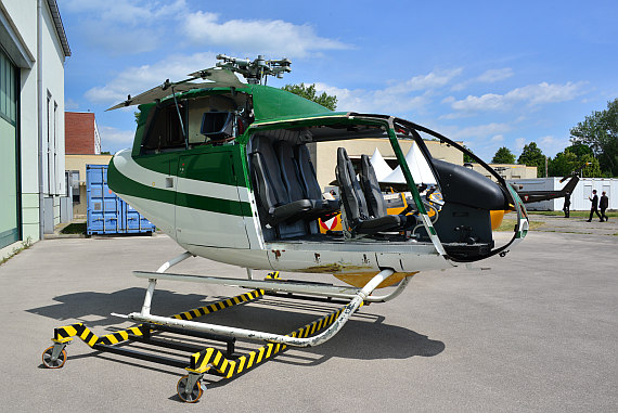 BFS Langenlebarn Hubschrauberzelle Foto PA Austrian Wings Media Crew