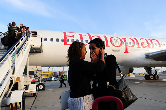 Ethiopian ERstlandung Freude Foto PA Austrian Wings Media Crew Ethiopian ERstlandung Freude Foto PA Austrian Wings Media Crew