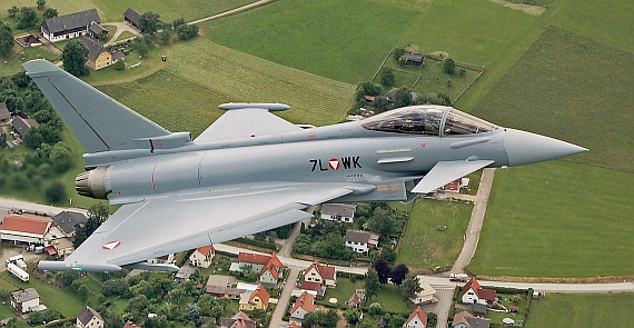 Air to Air Aufnahme eines Eurofighters - Foto: Georg Mader