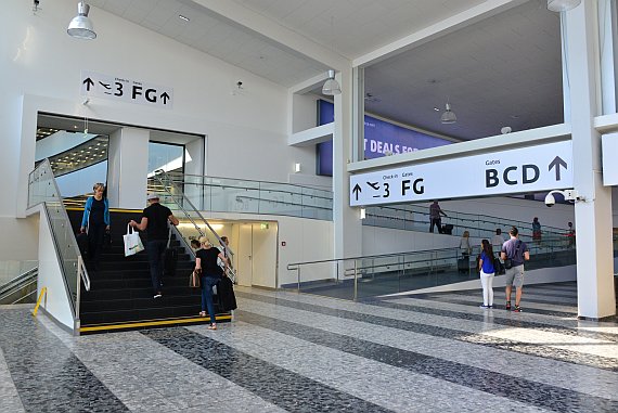 Flughafen Wien neuer Durchgang Check-In 2 zu Check-in 3 Skylink_1 Foto PA Austrian Wings Media Crew