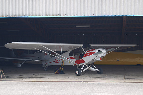 Die OE-AUL im Hangar - Foto: Beate Falkensteiner