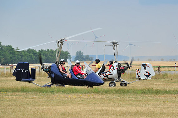 Flugplatzfest Spitzerberg 2014 Tragschrauber Foto PA Austrian Wings Media Crew