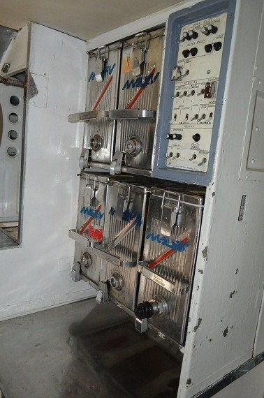 Ein Teil der Küche einer TU-134.