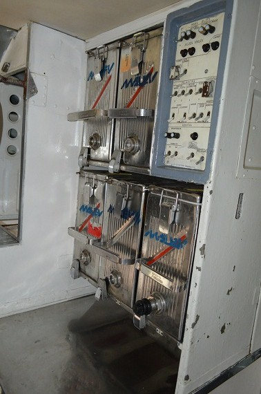 Ein Teil der Küche einer TU-134. Ein Teil der Küche einer TU-134.