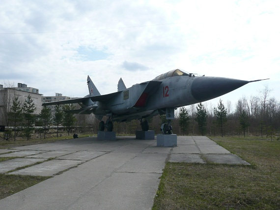 ine ausgestellte MiG-31 soll alle Feinde Russlands zur Abschreckung dienen.