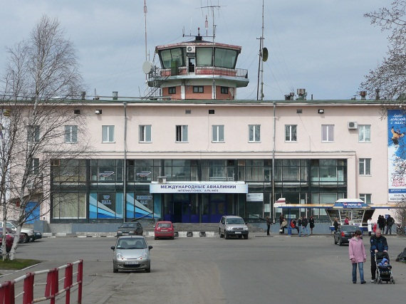 Das internationale Terminal Gebäude.