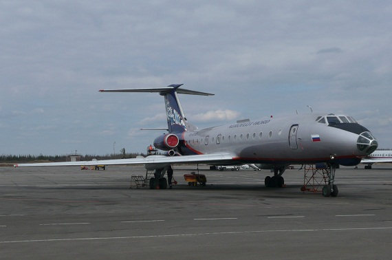 Eine TU-134A des „Heimcarriers“ Aeroflot Nord, heute heißt die Airline Nordavia. Eine TU-134A des „Heimcarriers“ Aeroflot Nord, heute heißt die Airline Nordavia.