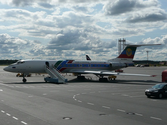 Die TU-134B-3 der Dagestan Airlines ist mittlerweile auch schon Geschichte, genauso wie die Airline selbst.