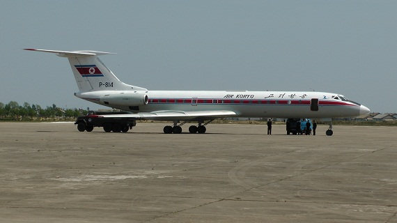 Eine TU-134B-3 der Air Koryo, hier am Flughafen von Hamhung. Eine TU-134B-3 der Air Koryo, hier am Flughafen von Hamhung.
