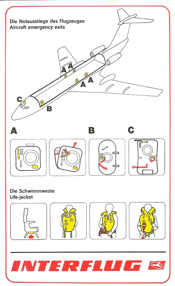 Eine Sicherheitsanweisung aus längst vergangenen Zeiten.