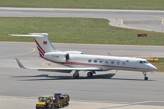 Turkish Erdogan Besuch TC-DAP Foto Markus Dobrozemsky