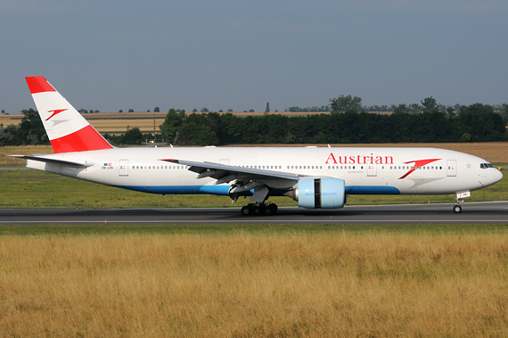 Die involvierte OE-LPA bei der Landung in Wien, Symbolbild - Foto: Austrian Wings Media Crew