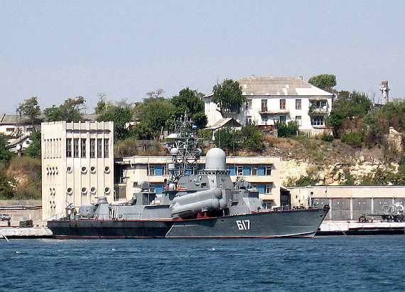 Die Mirazh versenkte im Krieg mit Georgien ein gegnerisches Schiff.