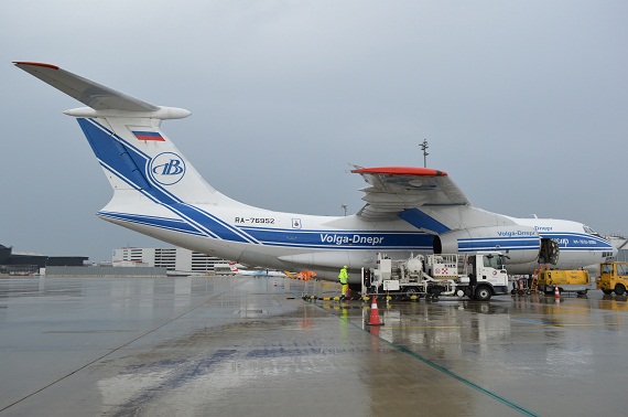 Betankung IL-76 Volga Dnepr Foto MR