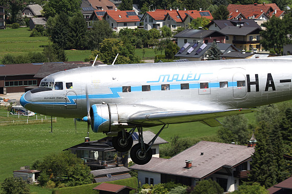 Closeup der Maschine im Flug - Foto: Philipp Wittmann