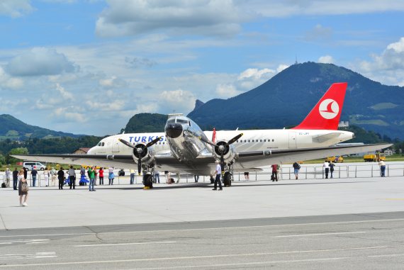 Swissair DC-3 Turkish a320 Foto PA Austrian Wings Media Crew Swissair DC-3 Turkish a320 Foto PA Austrian Wings Media Crew