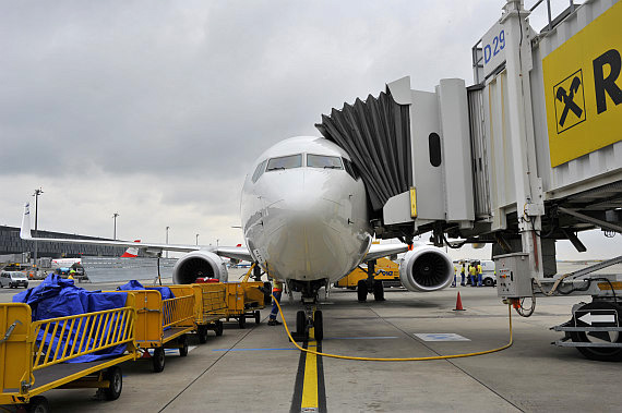 El Al Boeing 737-900ER 4X-EHE Vorfeld Foto PA Austrian Wings Media Crew