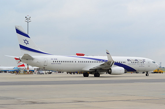 El Al Israel Airlines Boeing 737-900 4X-EHE_9 Foto PA Austrian Wings Media Crew