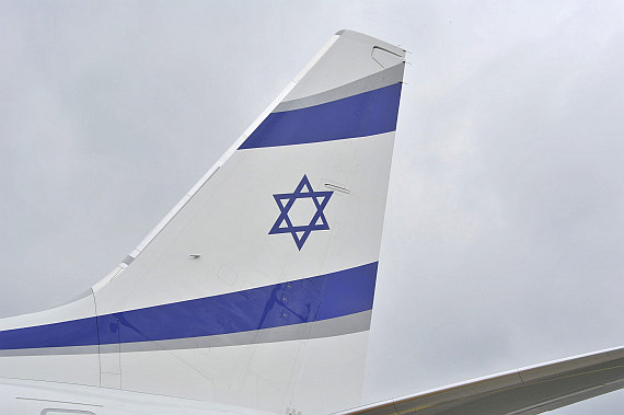 El Al Israel Airlines Boeing 737-900ER 4X-EHE Closeup Heck_1 Foto PA Austrian Wings Media Crew