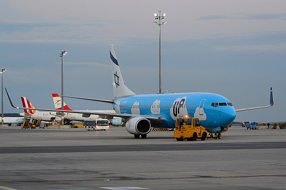 El Al Israel Airlines UP 4X-EKO_10 Pushback Foto PA Austrian Wings Media Crew