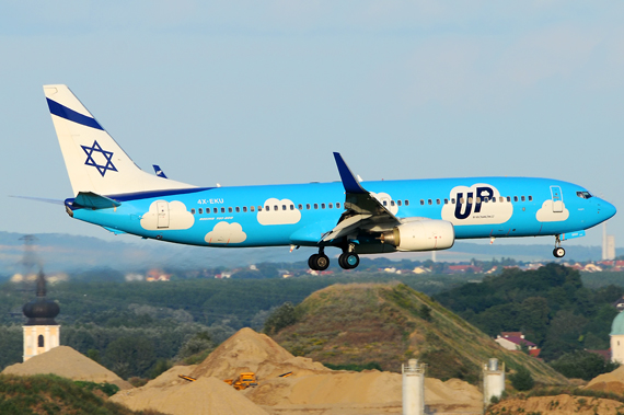 El Al UP Boeing 737-800 - 4X-EKU ex OE-LNT- Foto Austrian Wings Media Crew