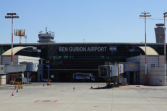 Der Ben Gurion Flughafen in Tel Aviv - Foto: Austrian Wings Media Crew