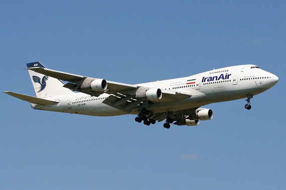 Die erst kürzlich außer Dienst gestellte B747-100B der Iran Air - Foto: Wikipedia Commons