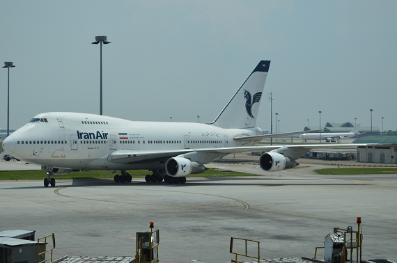Gut zu erkennen ist der kurze Rumpf dieser 747-Variante. Gut zu erkennen ist der kurze Rumpf dieser 747-Variante.