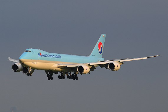 Korean Air Boeing 747-8F ERstlandung Wien HL7624_3 Foto PA Austrian Wings Media Crew
